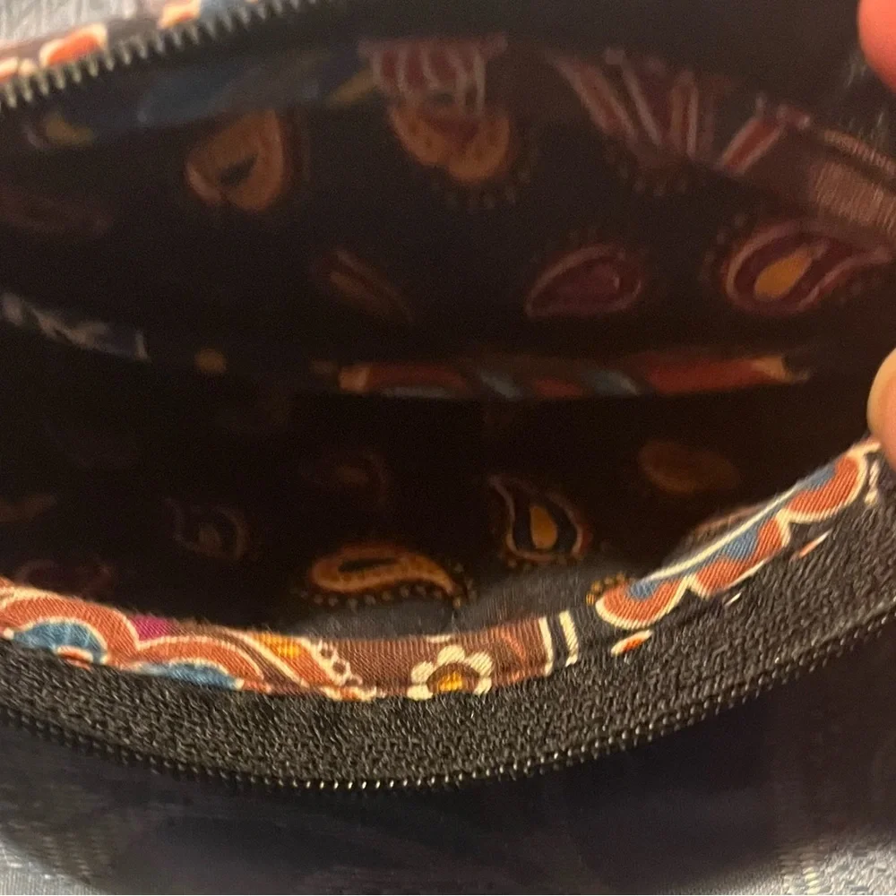 Vera Bradley Blue and Black Quilted Bag - Picture 4 of 4